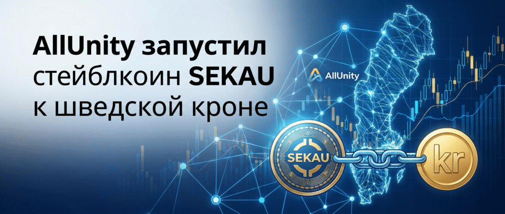 Заголовок: AllUnity запустил стейблкоин SEKAU к шведской кроне