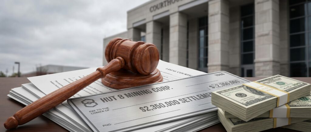 Hut 8 выплатит $2,35 млн для урегулирования иска инвесторов