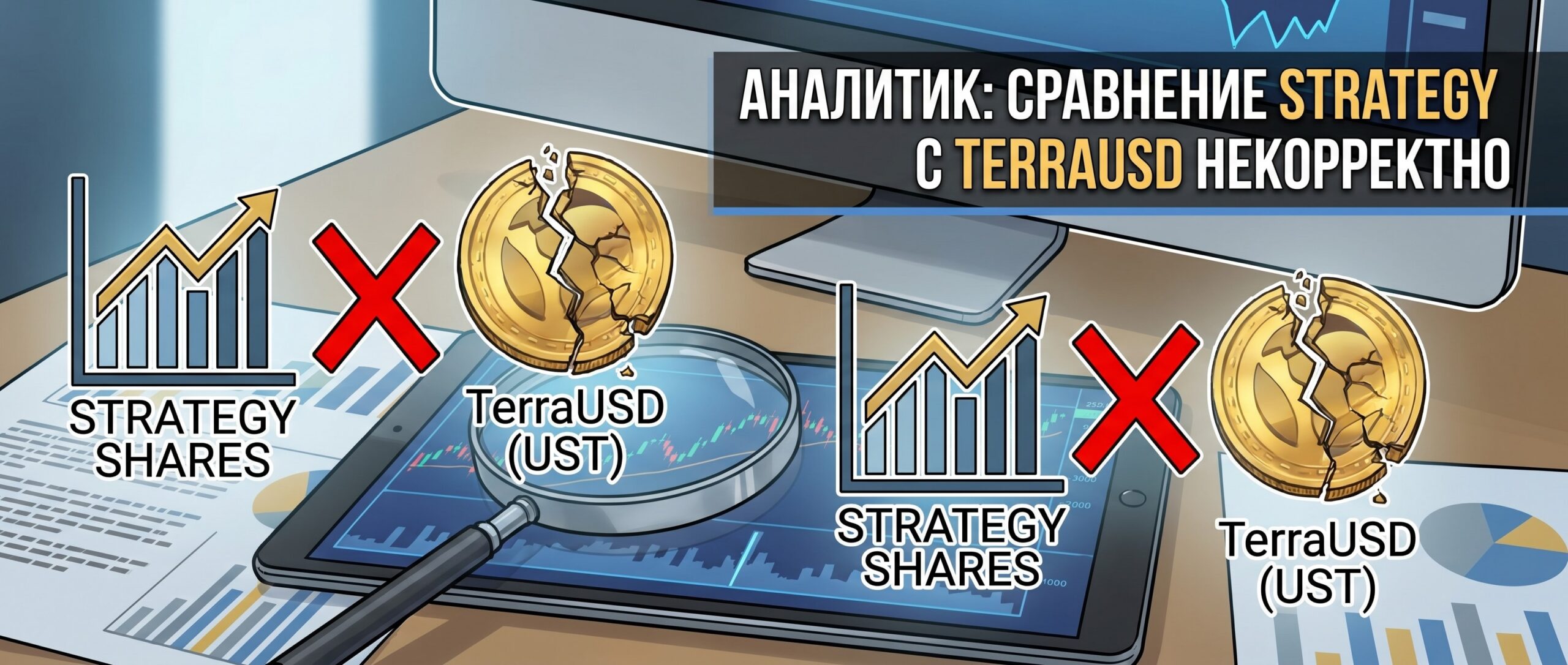 Вот краткий заголовок для новости: <strong>Аналитик назвал некорректным сравнение акций Strategy с TerraUSD</strong> 5 1782224534270 714038 scaled