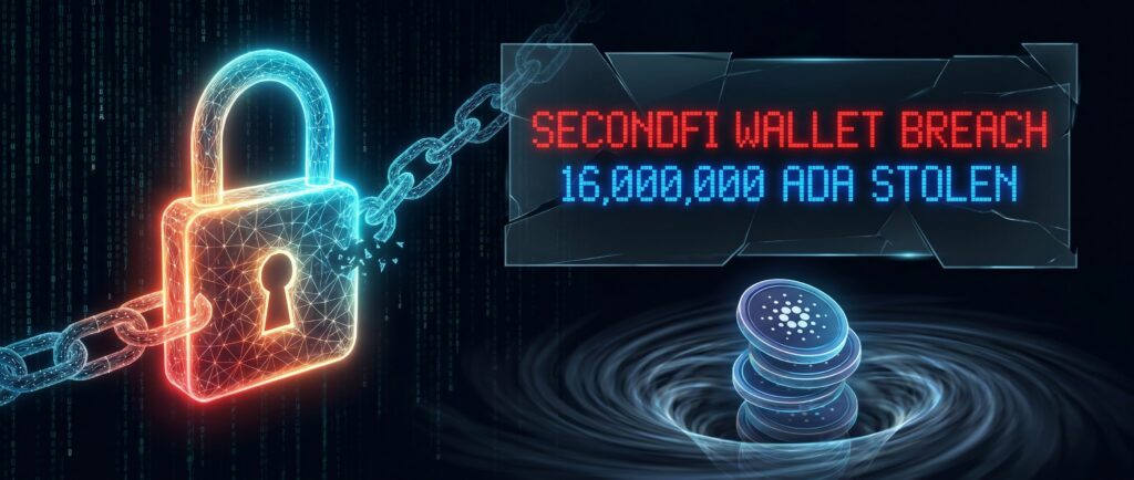 Взлом кошелька SecondFi: украдено 16 млн ADA