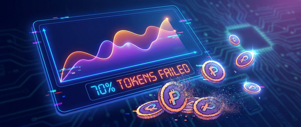 Вот краткий заголовок для этой новости:

70% токенов Pump.fun умирают в день запуска