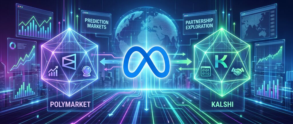 Meta изучает партнерство с Polymarket и Kalshi для рынков предсказаний