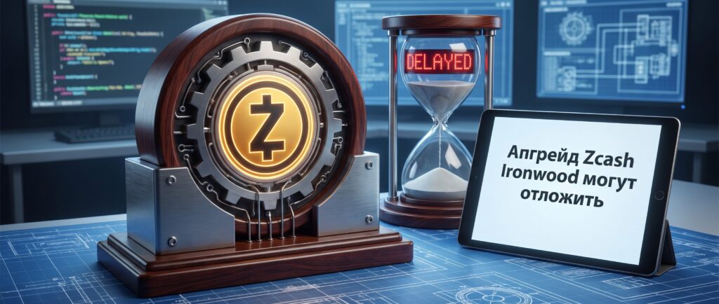 Заголовок: Апгрейд Zcash Ironwood могут отложить