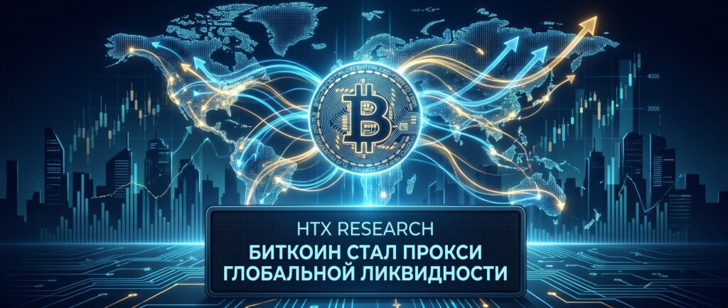 HTX Research: Биткоин стал прокси глобальной ликвидности