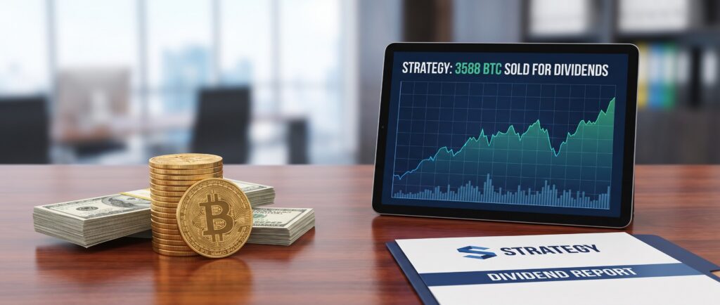 Strategy продала 3588 BTC для выплаты дивидендов