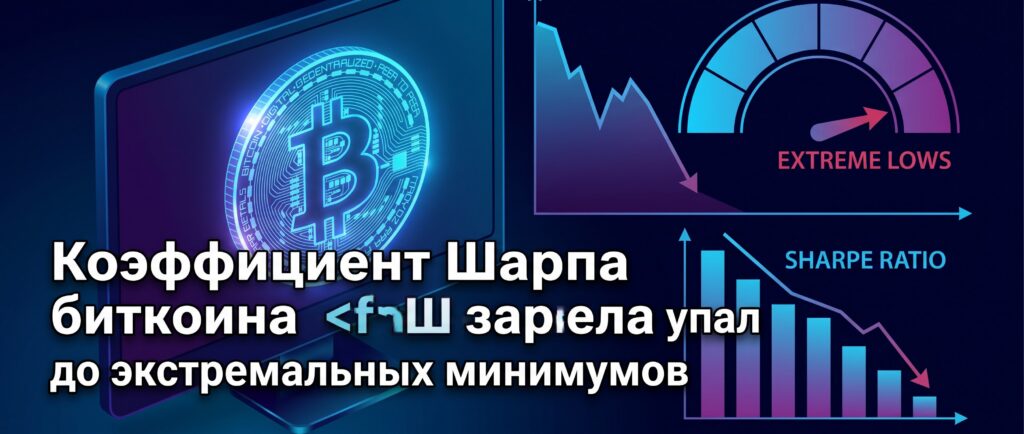 Вот краткий заголовок для этой новости:

Коэффициент Шарпа биткоина упал до экстремальных минимумов