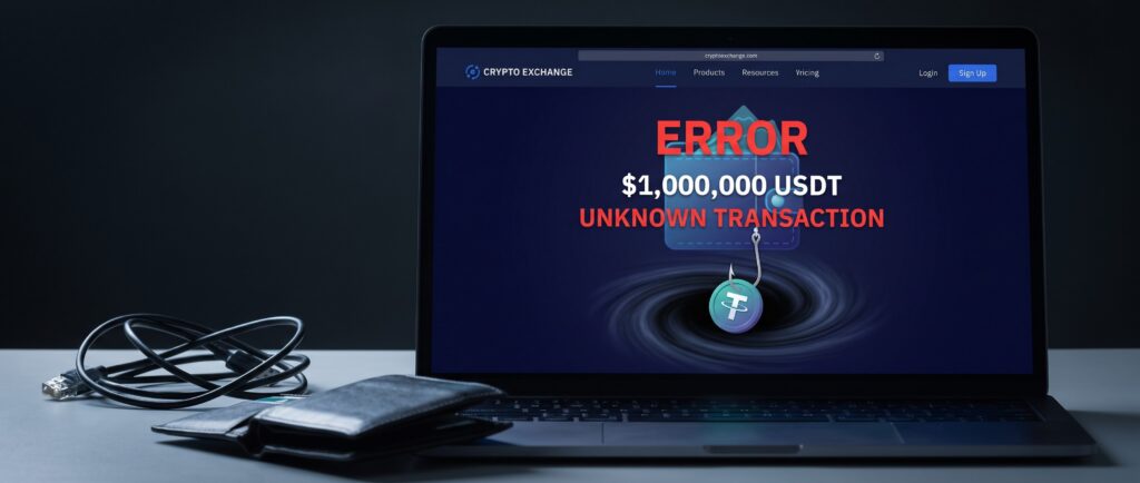 Жертва фишинга потеряла $1 млн в USDT
