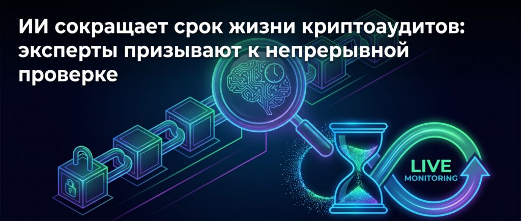 Вот краткий заголовок для этой новости:

ИИ сокращает срок жизни криптоаудитов: эксперты призывают к непрерывной проверке