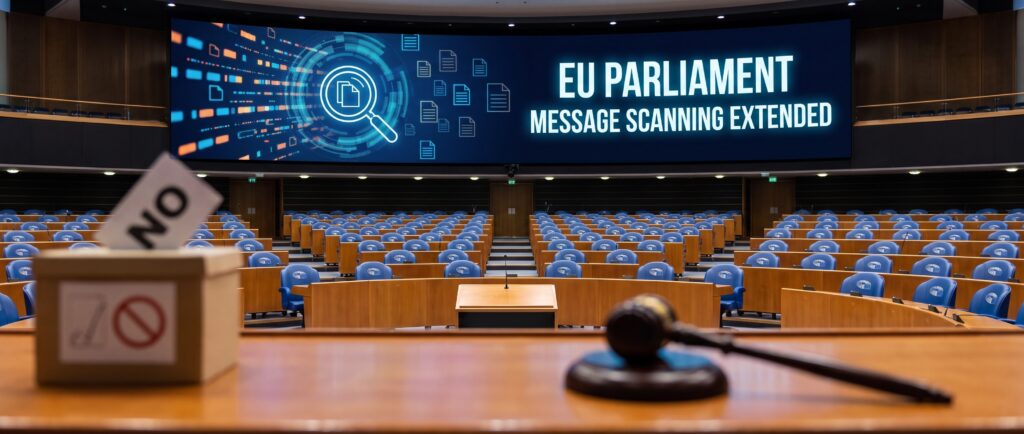 Вот краткий заголовок для этой новости:

Европарламент продлил сканирование сообщений вопреки голосованию