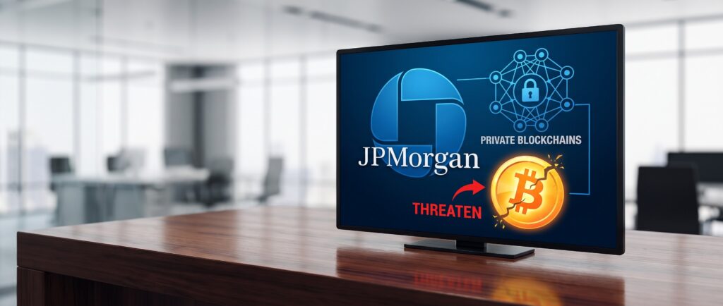 JPMorgan: частные блокчейны угрожают биткоину