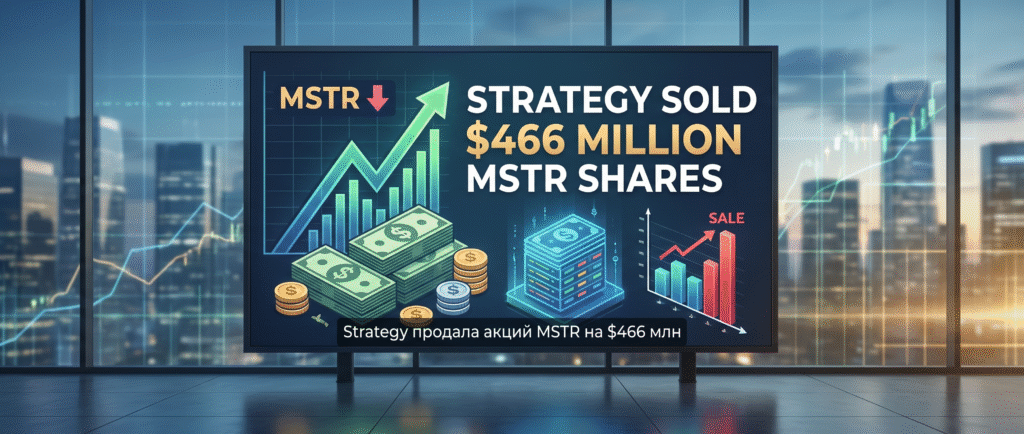 Strategy продала акций MSTR на $466 млн