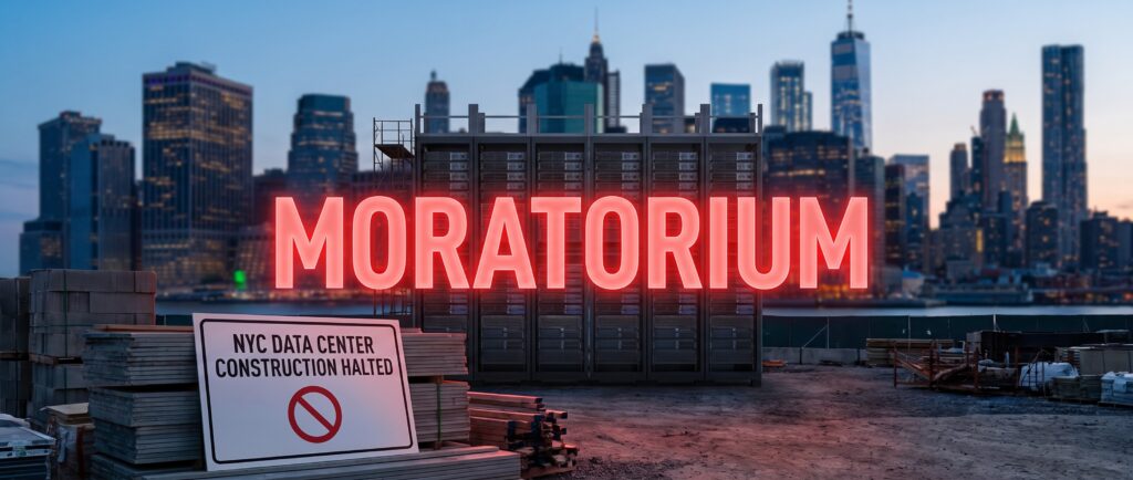 Нью-Йорк ввел первый в США мораторий на строительство ЦОД