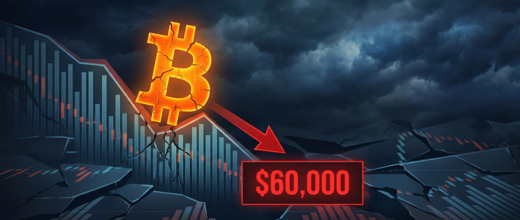 Биткоин под угрозой падения до $60 000