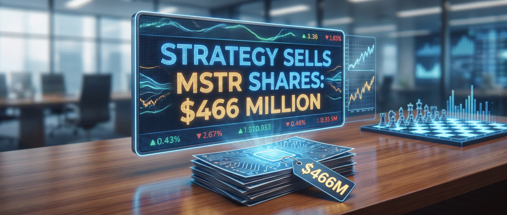 Strategy продала акции MSTR на $466 млн