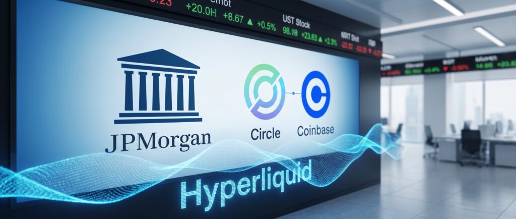 Вот краткий заголовок для этой новости:

JPMorgan: сделка с Hyperliquid угрожает доходам Circle и Coinbase