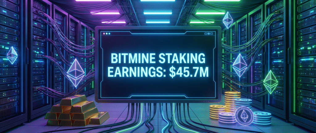 Bitmine заработала $45,7 млн на стейкинге Ethereum
