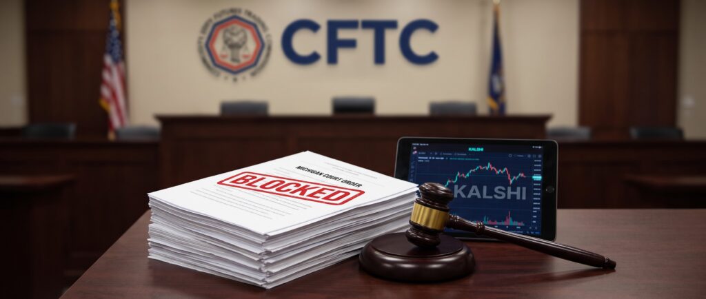 Вот краткий заголовок для этой новости:

CFTC заблокировала требование суда Мичигана к Kalshi