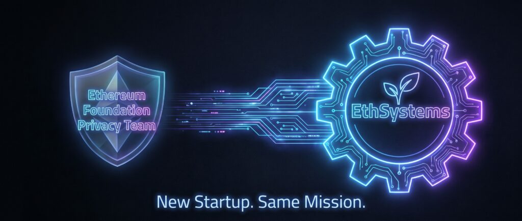 Команда конфиденциальности Ethereum Foundation стала стартапом EthSystems