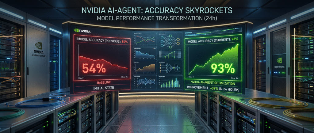 ИИ-агент Nvidia за сутки поднял точность модели с 54% до 93%