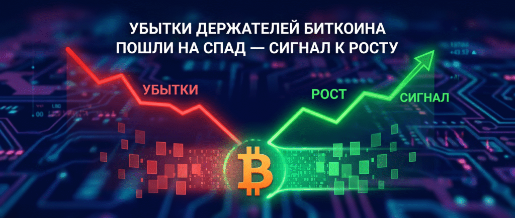 Убытки держателей биткоина пошли на спад — сигнал к росту