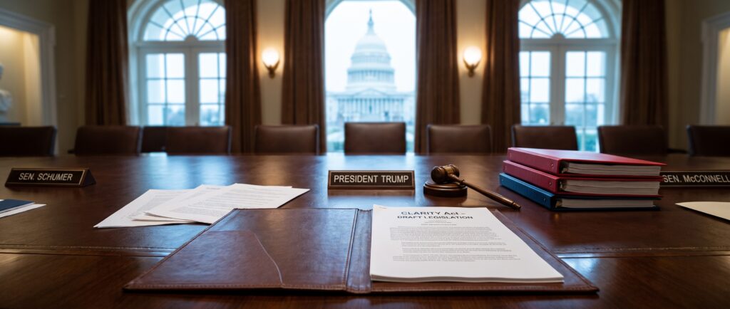 Трамп обсудит CLARITY Act с сенаторами