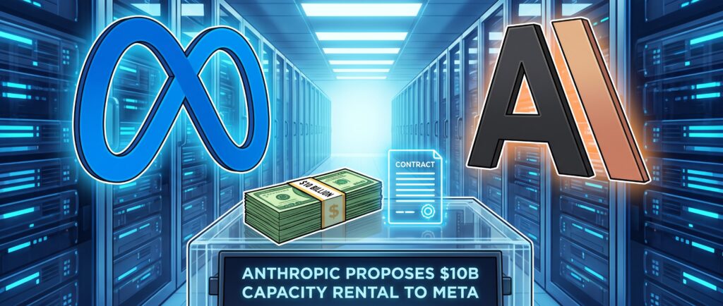 Anthropic предложила Meta $10 млрд за аренду мощностей