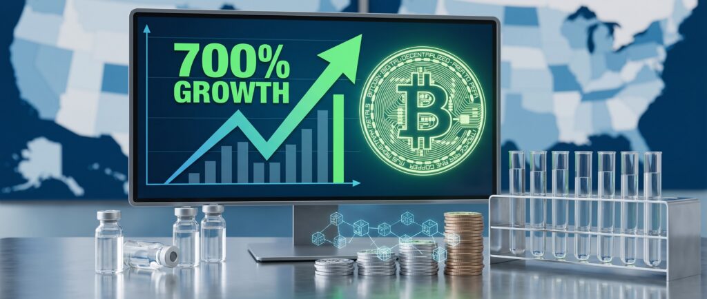 Пептиды за биткоины: рынок США взлетел на 700%
