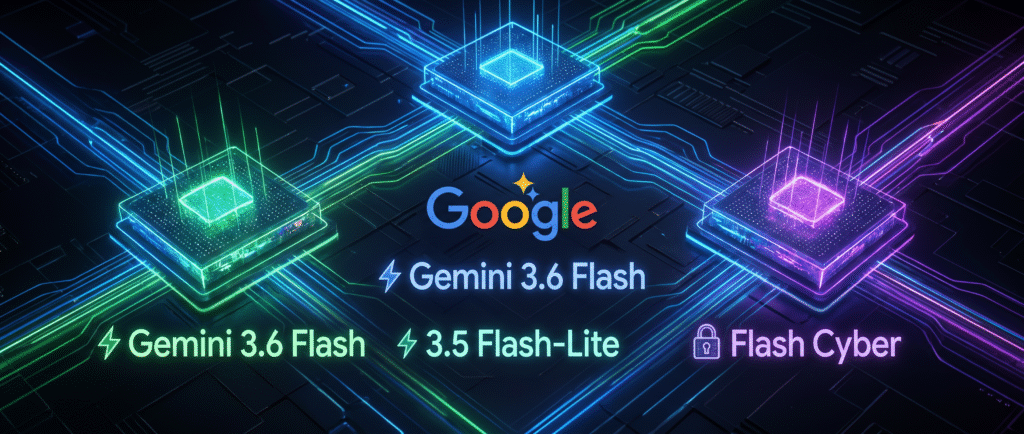 Google представила Gemini 3.6 Flash, 3.5 Flash-Lite и Flash Cyber