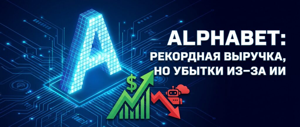 Alphabet: рекордная выручка, но убытки из-за ИИ