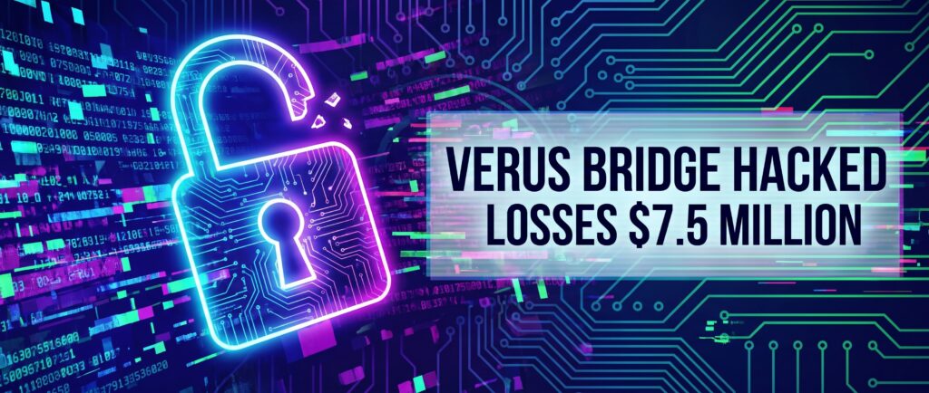 Вот краткий заголовок для новости:

Мост Verus снова взломан: ущерб $7,5 млн