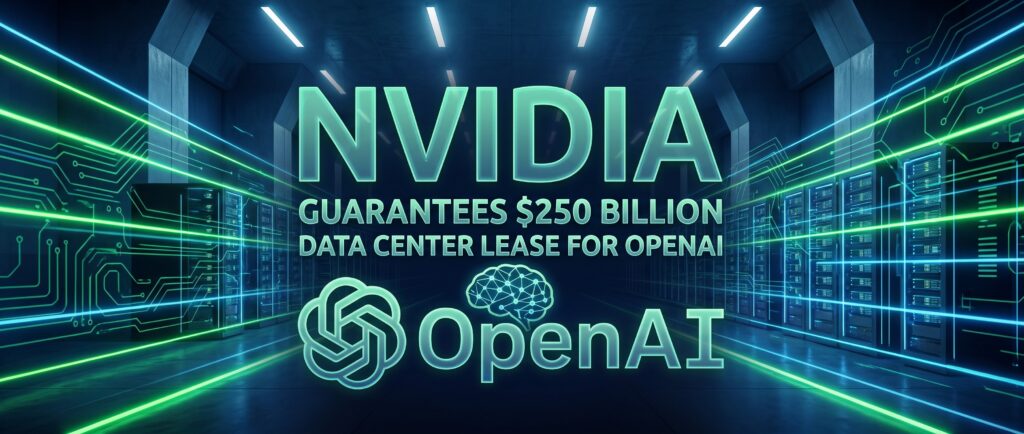 Nvidia готова гарантировать $250 млрд за аренду дата-центра для OpenAI