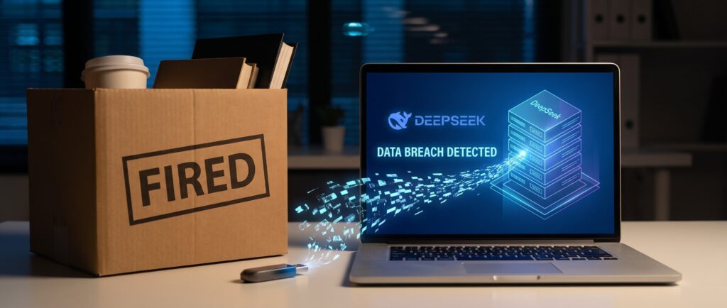 Уволили за слив данных в DeepSeek