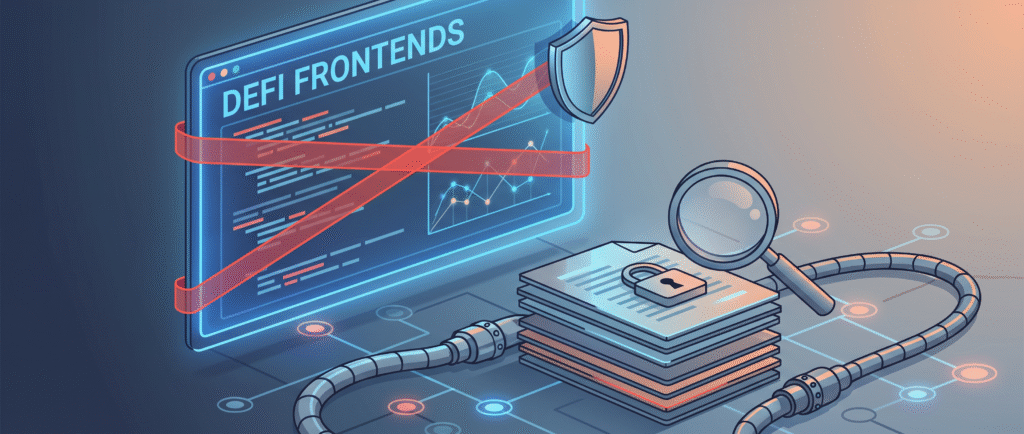 Вот краткий заголовок для этой новости:

DeFi-фронтенды: риски регулирования и стратегии защиты