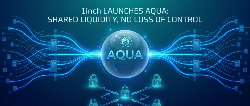 1inch запустил Aqua: общая ликвидность без потери контроля