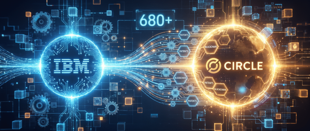 Circle купила у IBM портфель из 680+ патентов на блокчейн.