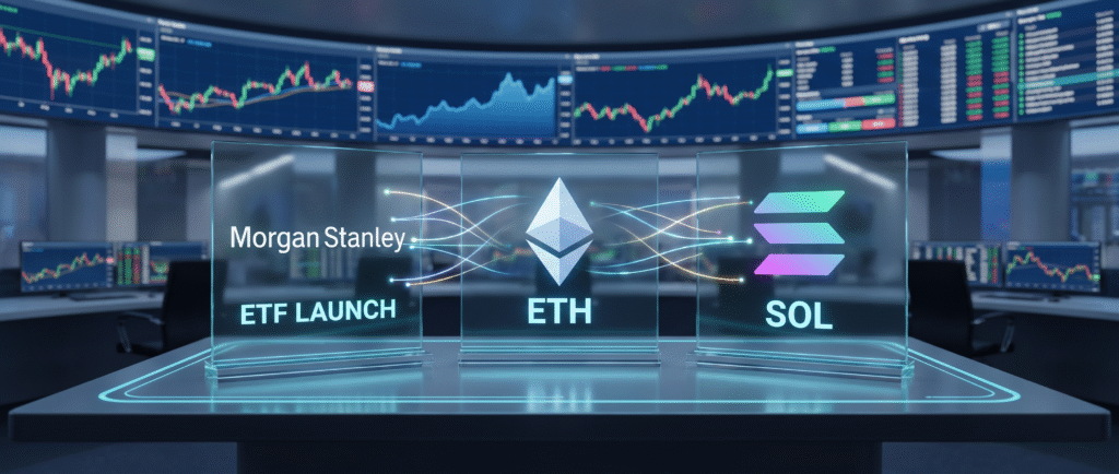Morgan Stanley запустил ETF на Ethereum и Solana