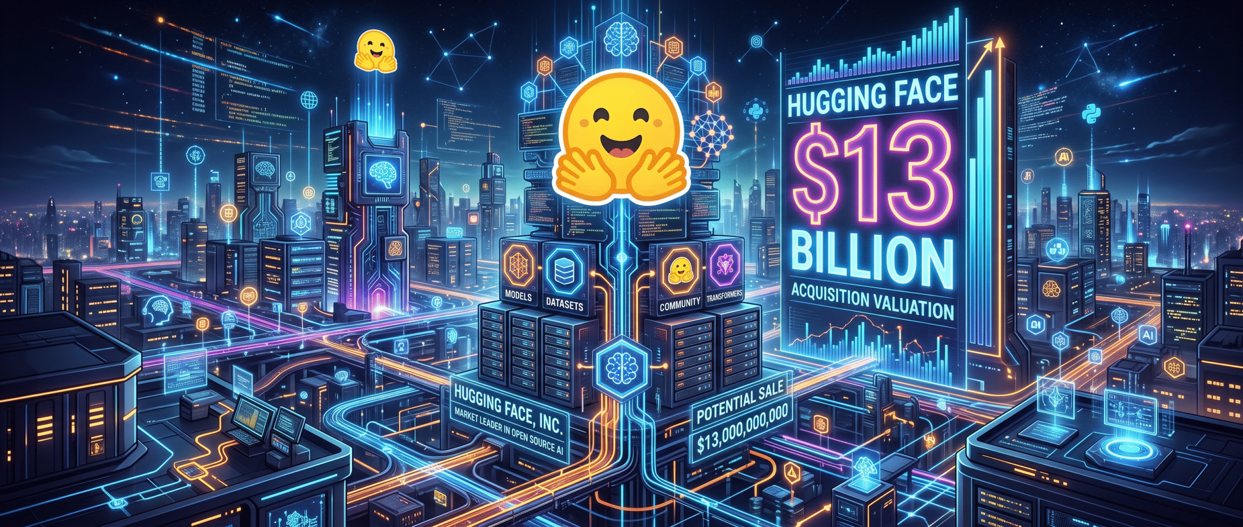 Hugging Face оценили в $13 млрд для возможной продажи 1 1787587426225 6127290 scaled