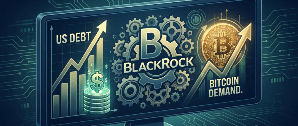 BlackRock: долг США стимулирует спрос на биткоин