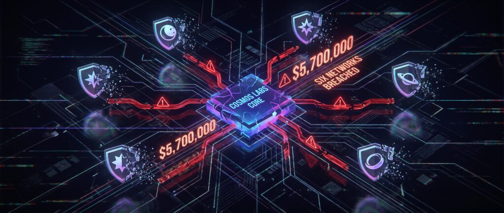 Cosmos Labs недооценила уязвимость — шесть сетей потеряли $5,7 млн