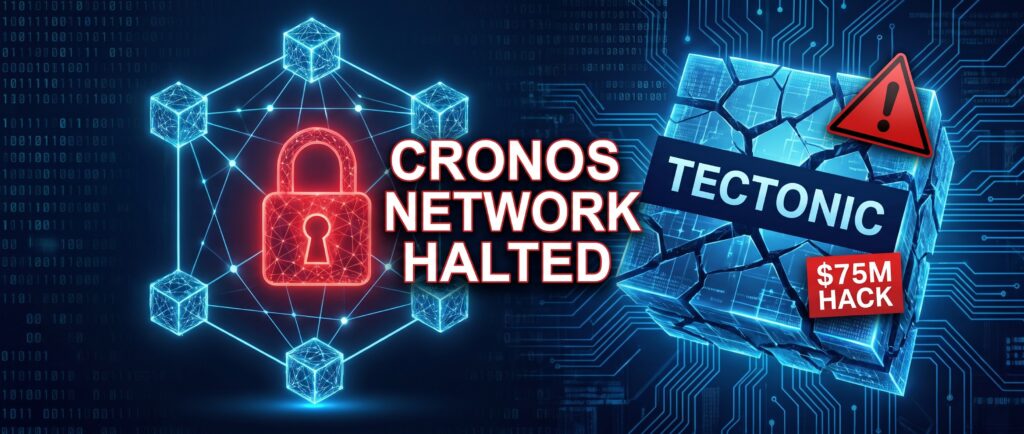 Cronos остановила сеть после взлома Tectonic на $75 млн