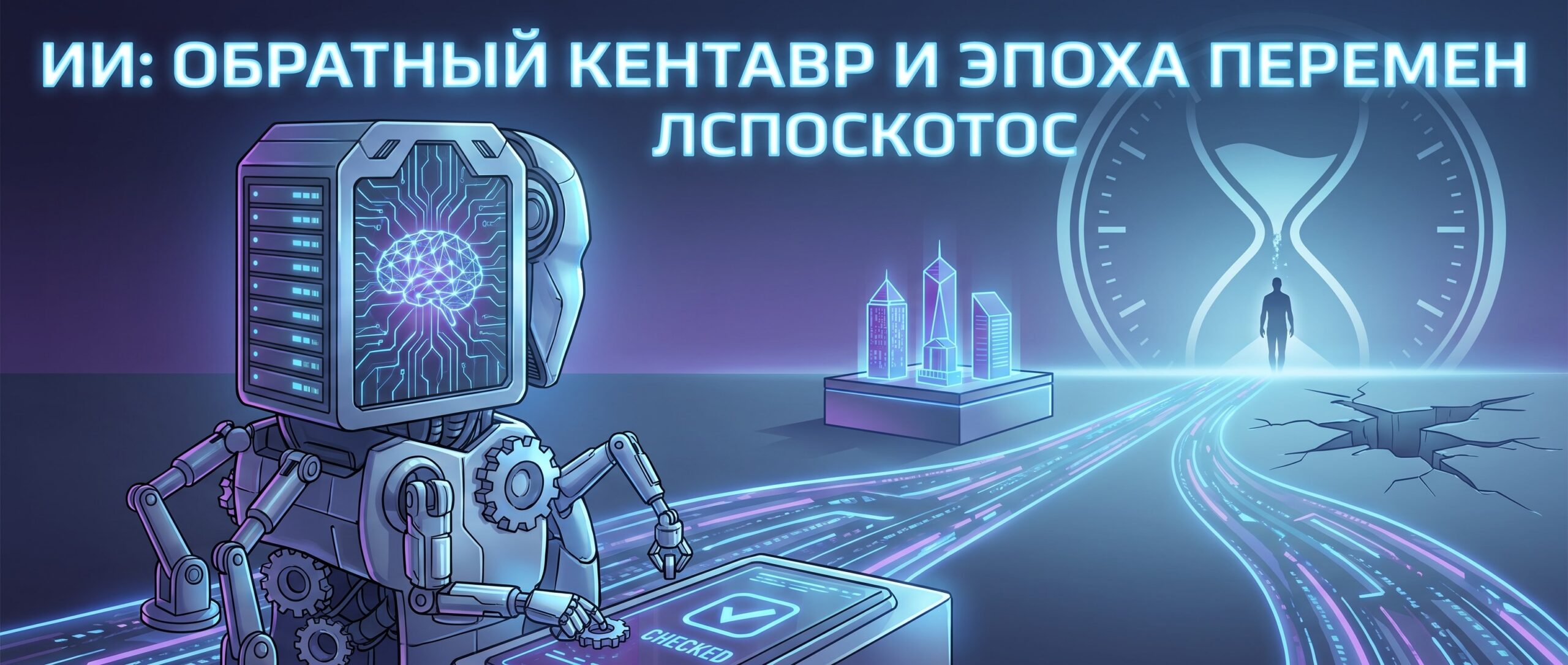 Вот несколько вариантов заголовков, от более информативных до более образных: <strong>1. Акцент на главной метафоре:</strong>
ИИ как «обратный кентавр»: миллиардеры спорят о будущем, а люди становятся придатками машин <strong>2. Акцент на противоречии:</strong>
Сверхинтеллект для каждого и отсутствие плана: три взгляда на эпоху ИИ <strong>3. Акцент на роли человека:</strong>
Проверяющий вместо автора: почему роль человека в эпоху ИИ оказалась временной 1 1788341424960 666198 scaled