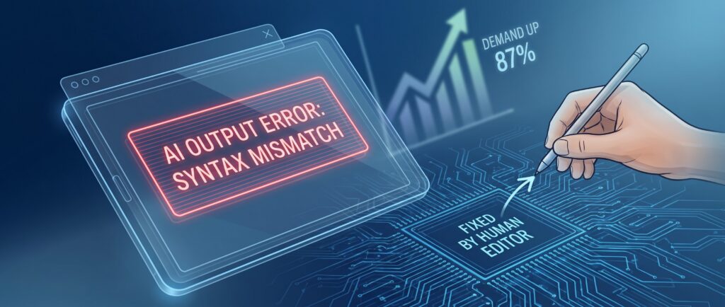 Фрилансеры стали чаще исправлять ошибки ИИ: спрос вырос на 87%