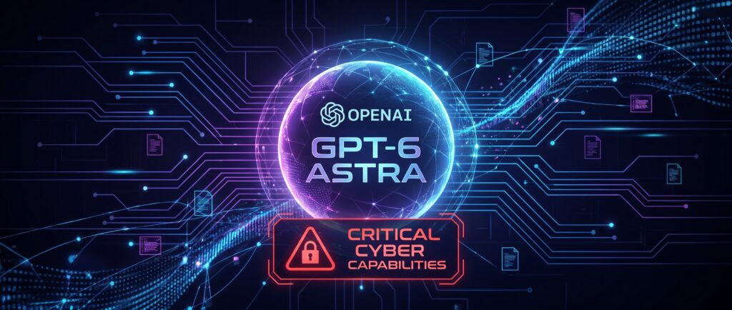 Вот несколько вариантов (на русском языке):

1.  OpenAI представила GPT-6 Astra с «критическим» уровнем кибервозможностей
2.  OpenAI выпустила новую флагманскую модель GPT-6 Astra
3.  GPT-6 Astra: новая модель OpenAI умеет управлять компьютером и превосходит предыдущие версии
4.  Вышла GPT-6 Astra: первый ИИ от OpenAI с уровнем кибервозможностей Critical

Рекомендуемый вариант:
OpenAI представила GPT-6 Astra с «критическим» уровнем кибервозможностей