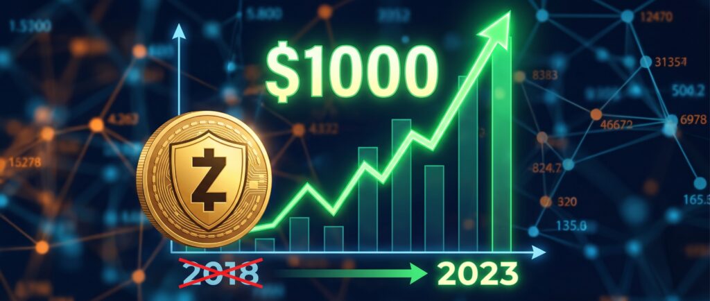 Zcash впервые с 2018 года превысил $1000