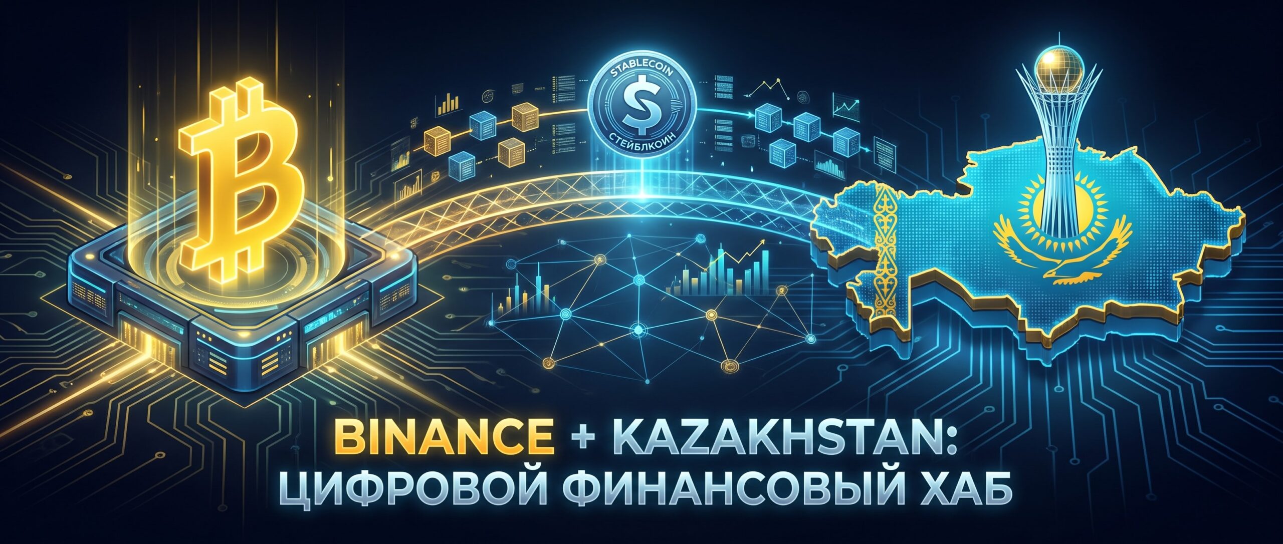 Вот несколько вариантов краткого заголовка для этой новости на русском языке: 1. Binance договорилась с Казахстаном о выпуске стейблкоина и развитии платежей
2. Казахстан и Binance подписали три меморандума о создании криптохаба
3. Binance поможет Казахстану запустить национальный стейблкоин
4. Binance нацелилась на запуск стейблкоина в Казахстане
5. Binance и Казахстан создадут региональный центр цифровых финансов 4 1788535037150 784693 scaled