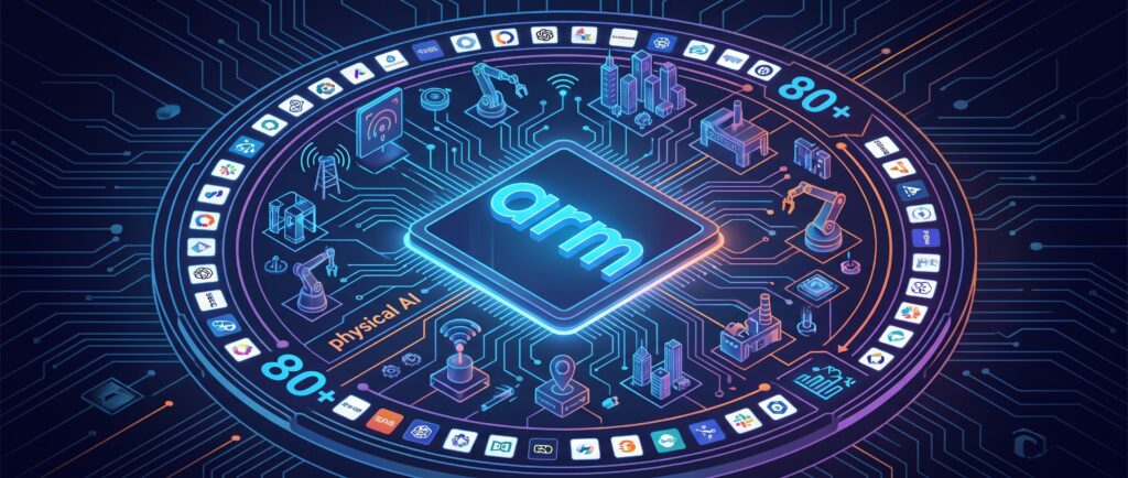 Arm представила фреймворк для физического ИИ и собрала более 80 партнёров