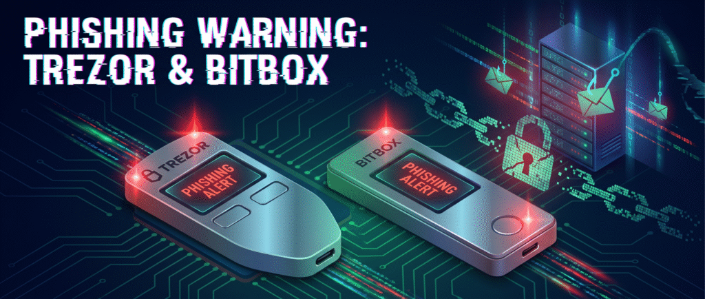 Trezor и BitBox предупредили о фишинге после взлома провайдера рассылок