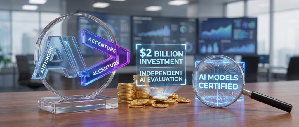 Anthropic и Accenture вложат $2 млрд в независимую оценку ИИ-моделей